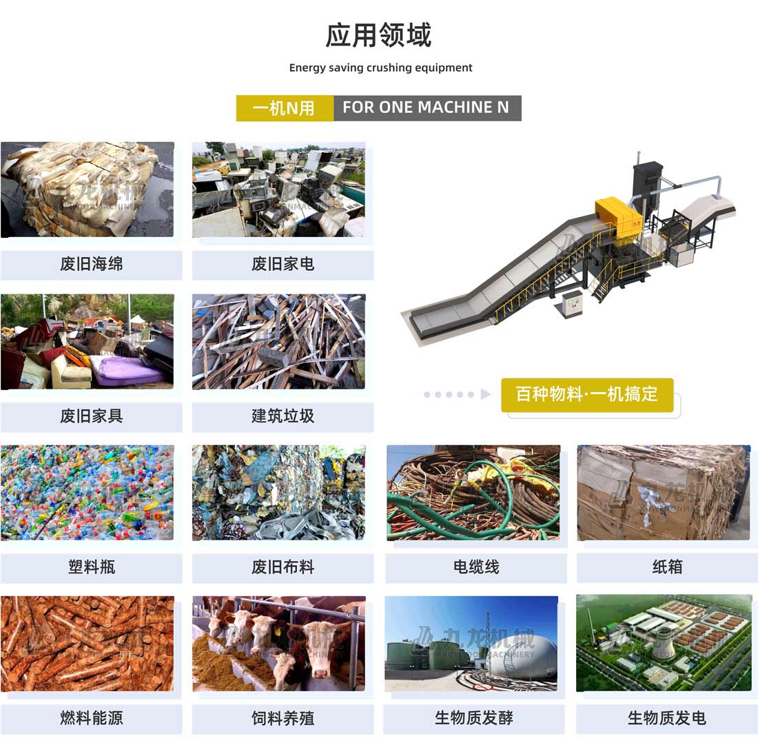 雙軸破碎機(jī)應(yīng)用物料 雙軸破碎機(jī)應(yīng)用物料